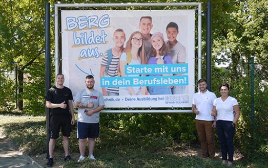 Become part of the BERG team: Develop from an apprentice to a specialist and a future leader